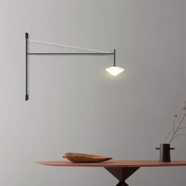Nordic Long Wall Lamp Minimalist Black Swim Arm Wall Light Living Room Bedroom Luminaria Art Decor Lampe - Image 6