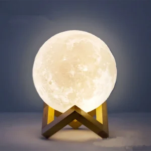 LED Night Light 3D Print Moon Lamp With Stand and Battery Color Change Bedroom Decor Moon Light for Kids Gifts lampara de Luna